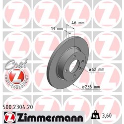 DISC ZIMMERMANN SKODA Coat Z