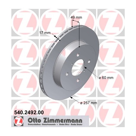 DISC ZIMMERMANN SUZUKI