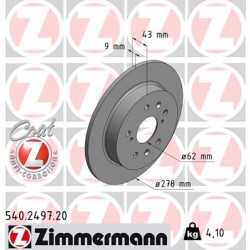 DISQUE ZIMMERMANN SUZUKI Coat Z