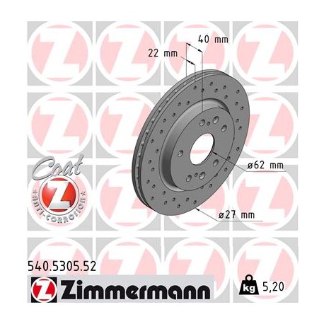 DISC ZIMMERMANN SUZUKI SPORT Z