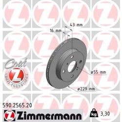 DISC ZIMMERMANN TOYOTA Coat Z