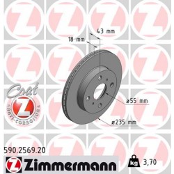 DISC ZIMMERMANN TOYOTA Coat Z