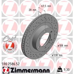 DISC ZIMMERMANN TOYOTA SPORT Z