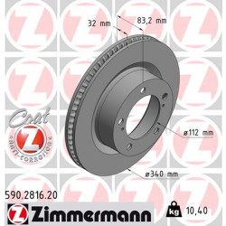 DISC ZIMMERMANN TOYOTA Coat Z