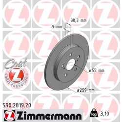 DISC ZIMMERMANN TOYOTA/SUBARU Coat Z