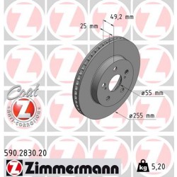 DISQUE ZIMMERMANN TOYOTA Coat Z