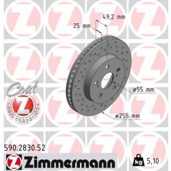 DISQUE ZIMMERMANN TOYOTA SPORT Z