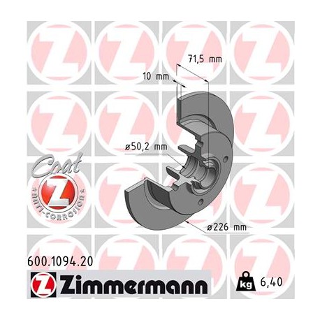 DISC ZIMMERMANN VAG Coat Z