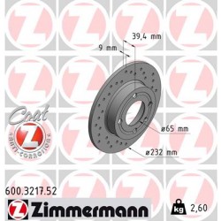 SCHIJF ZIMMERMANN VAG SPORT Z