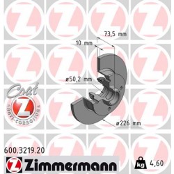 DISC ZIMMERMANN VAG with ADISC ZIMMERMANN ring Coat Z