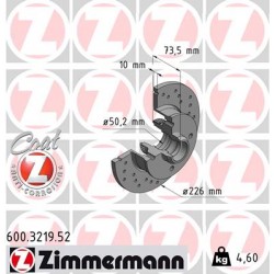 DISQUE ZIMMERMANN VAG SPORT Z with ABS-ring