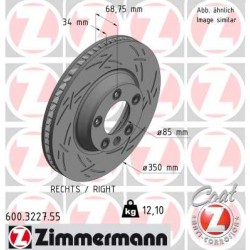 DISC ZIMMERMANN VAG/PORSCHE BLACK Z (RIGHT)