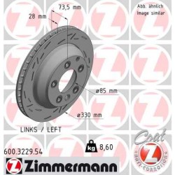 SCHIJF ZIMMERMANN VAG/PORSCHE (LINKS)