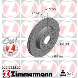 DISQUE ZIMMERMANN VAG SPORT Z