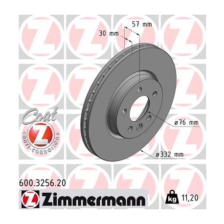 DISQUE ZIMMERMANN VAG Coat Z