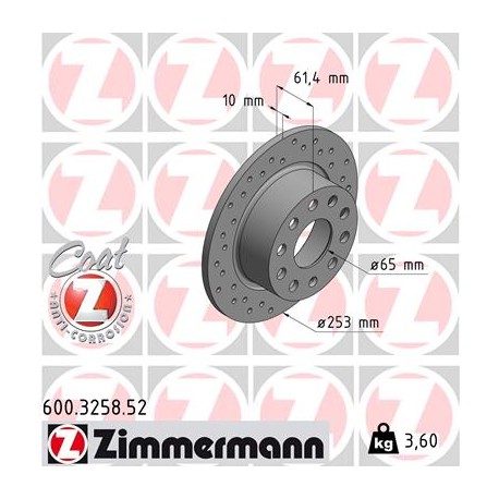 DISC ZIMMERMANN VAG SPORT Z