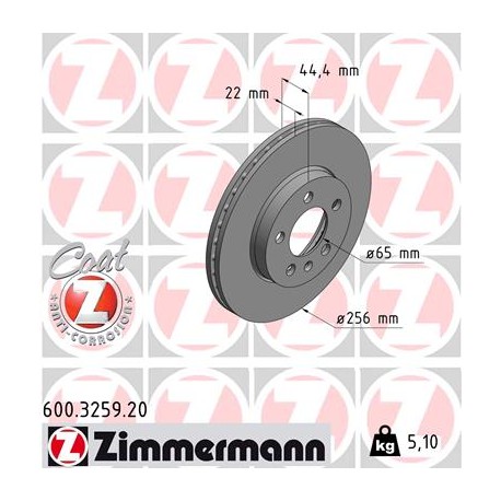 DISC ZIMMERMANN VAG Coat Z