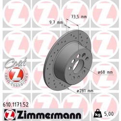 DISQUE ZIMMERMANN VOLVO SPORT Z