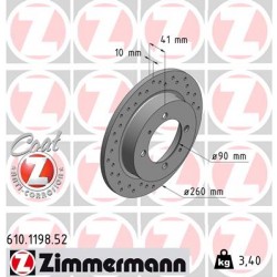 DISQUE ZIMMERMANN VOLVO/MITSUBISHI SPORT Z