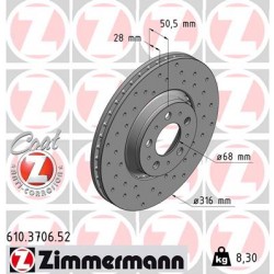 DISQUE ZIMMERMANN VOLVO SPORT Z