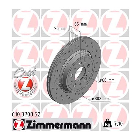 DISC ZIMMERMANN VOLVO SPORT Z