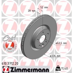 DISQUE ZIMMERMANN VOLVO Coat Z