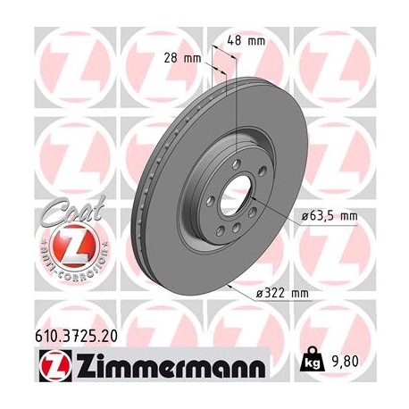 DISC ZIMMERMANN VOLVO Coat Z