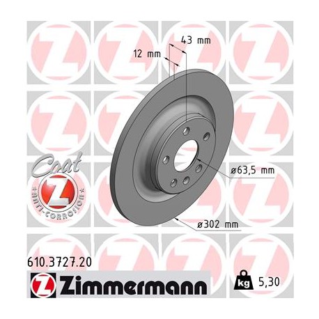 DISQUE ZIMMERMANN VOLVO Coat Z