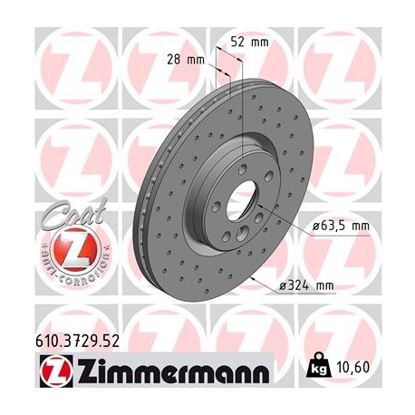 DISC ZIMMERMANN VOLVO SPORT Z