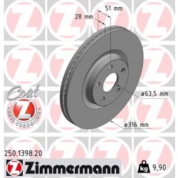 DISQUE ZIMMERMANN BS FORD Coat Z