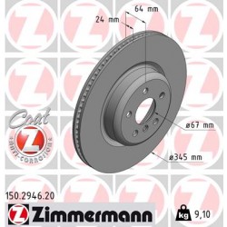 DISQUE ZIMMERMANN BMW (non compound disc) Coat Z