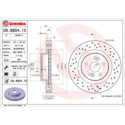 BREMBO REMSCHIJF XTRA