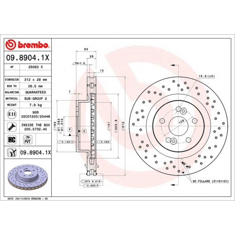 BREMBO BRAKE DISC XTRA