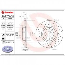 BREMBO BRAKE DISC Xtra 312x49.5mm