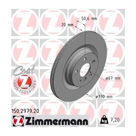 DISC ZIMMERMANN BMW Coat Z