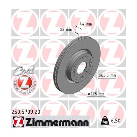 DISQUE ZIMMERMANN FORD Coat Z