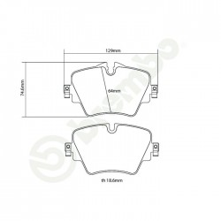 BREMBO HP2000/HP2 BRAKE PADS