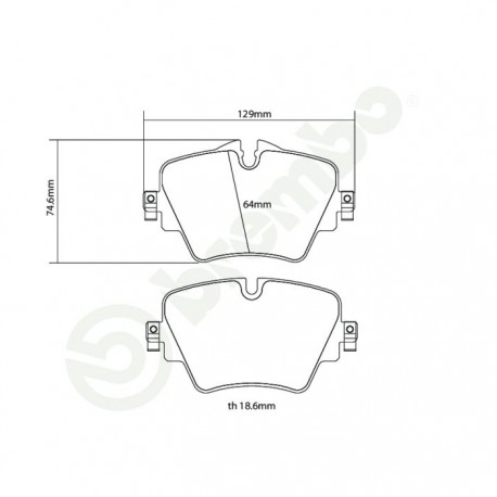 BREMBO HP2000/HP2 BRAKE PADS