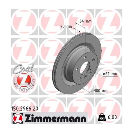 DISC ZIMMERMANN BMW Coat Z