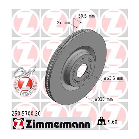 DISC ZIMMERMANN FORD Coat Z