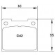 REMBLOKKEN PAGID RACING RS42 3102