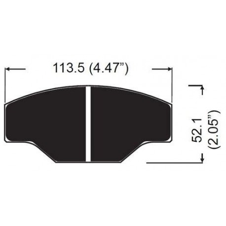 REMBLOKKEN PAGID RACING RSH3 1265