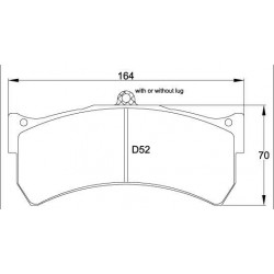 BREMBO BRAKE PADS RACING