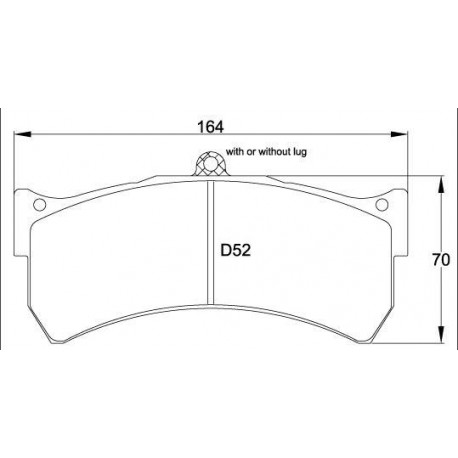 BREMBO BRAKE PADS RACING