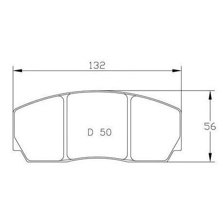 PLAQUETTES RACING ENDLESS RCP015 20MM MA45B