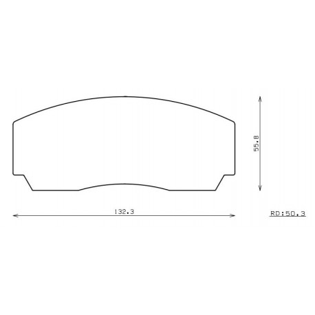 RCP015 ES88G 21 MM ENDLESS RACING PADS