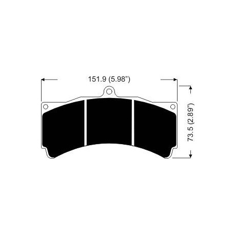 PLAQUETTES RACING ENDLESS RCP018 N35S 25 MM