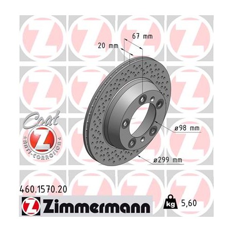 DISC ZIMMERMANN PORSCHE Coat Z