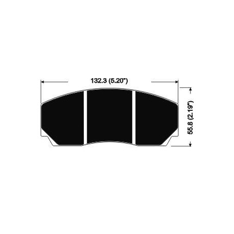 PLAQUETTES RACING ENDLESS RCP015 N35S 17MM