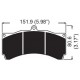 RCP116 18 MM MA45B ENDLESS RACING PADS
